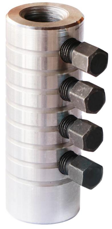 کوپلر بغل پیچی،  یک سر رزوه ، یک سر پیچ